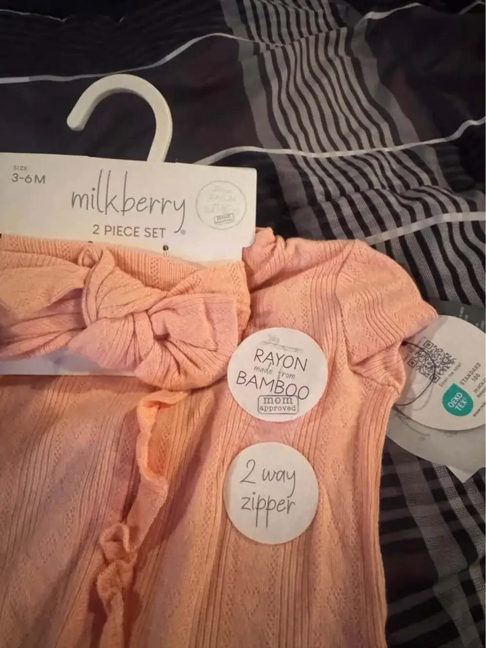🍼 Boutique Baby Girl Bundle (0–6M) – Bamboo, Swaddles, Sets – NEW w/ Tags